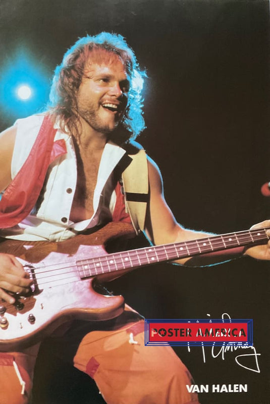 Van Halen Michael Anthony Original 1983 23 X 34 Poster Vintage Poster