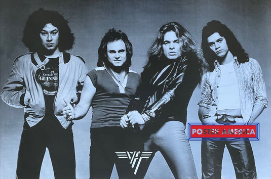 Van Halen Rock Band Vintage Poster 24 X 36