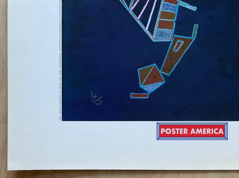 Load image into Gallery viewer, Vassily Kandinsky La Fleche Vintage Italian Import Art Print 23.5 X 31.5
