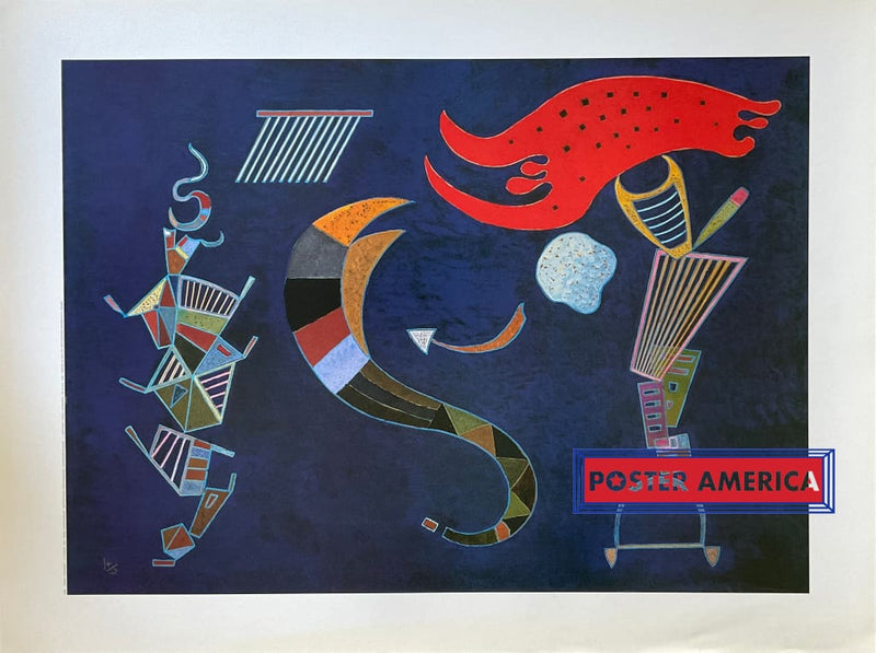 Load image into Gallery viewer, Vassily Kandinsky La Fleche Vintage Italian Import Art Print 23.5 X 31.5
