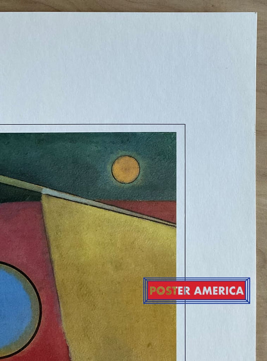 Vassily Kandinsky Schweres Rot Vintage Italian Import Art Print 23.5 X 31.5 Fine