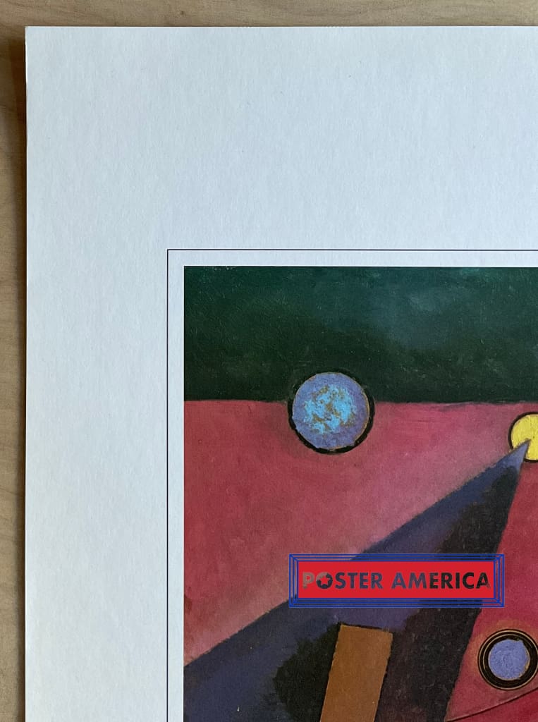 Load image into Gallery viewer, Vassily Kandinsky Schweres Rot Vintage Italian Import Art Print 23.5 X 31.5 Fine
