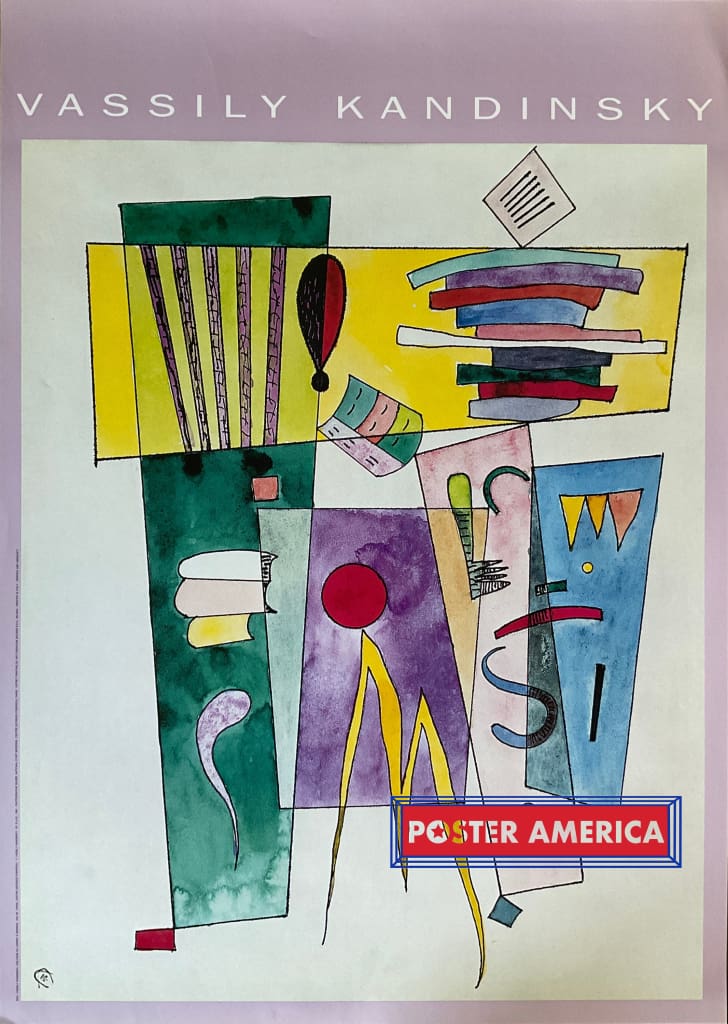 Load image into Gallery viewer, Vassily Kandinsky Une Page Du Carnet A Dessins Vintage Italian Import Art Print 24 X 34
