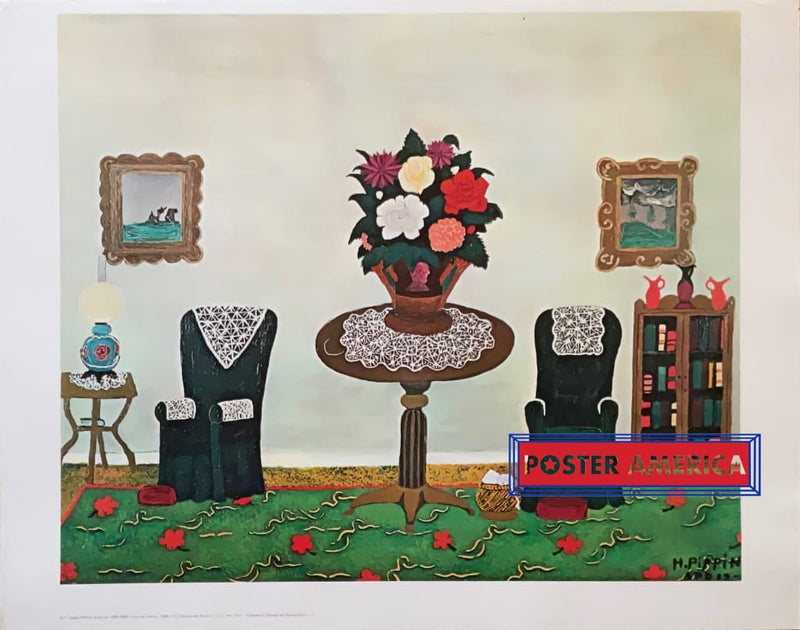 Load image into Gallery viewer, Victorian Interior By Horace Pippin Vintage Art Print Poster 22.5 X 28.5
