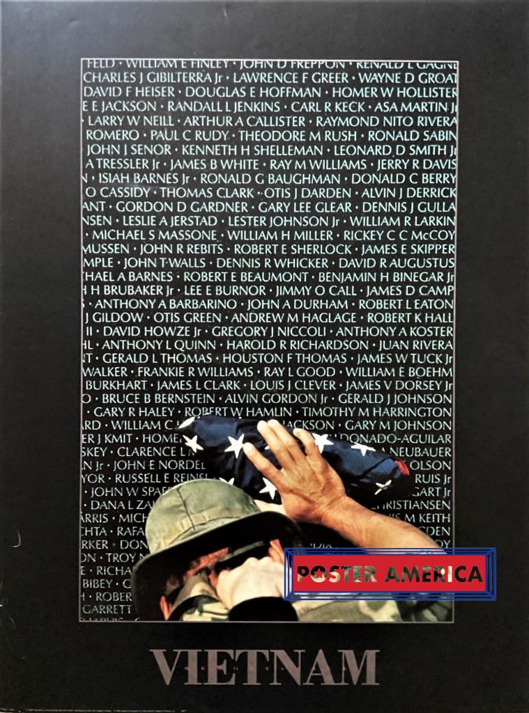 Load image into Gallery viewer, Vietnam Memory Wall Vintage 1998 Poster 24 X 32
