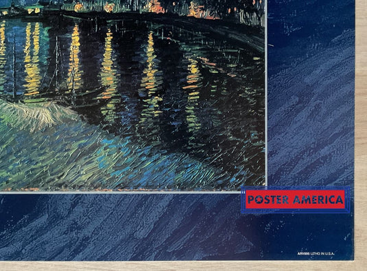 Vincent Van Gogh Art Collection Vintage 2000 Slim Print 12 X 36