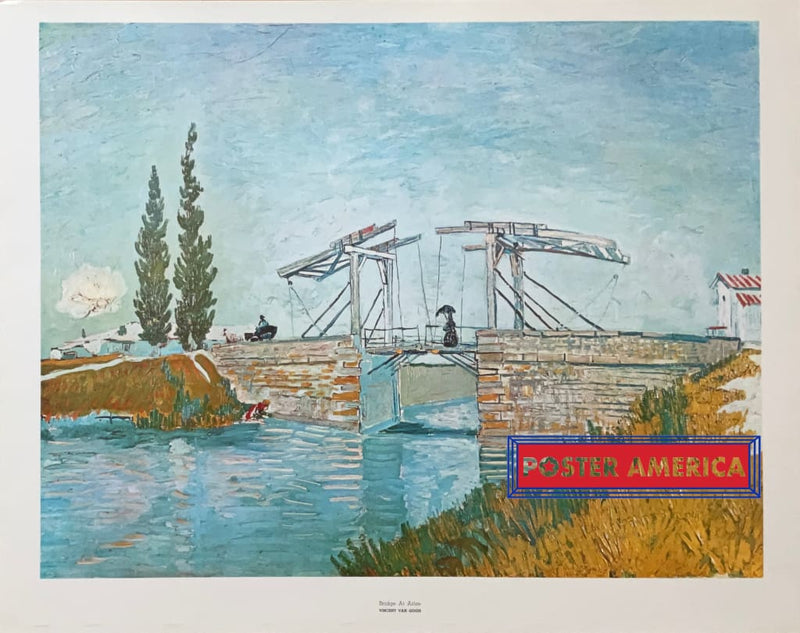 Load image into Gallery viewer, Vincent Van Gogh Bridge At Arles Fine Art Print 22.5 X 28.
