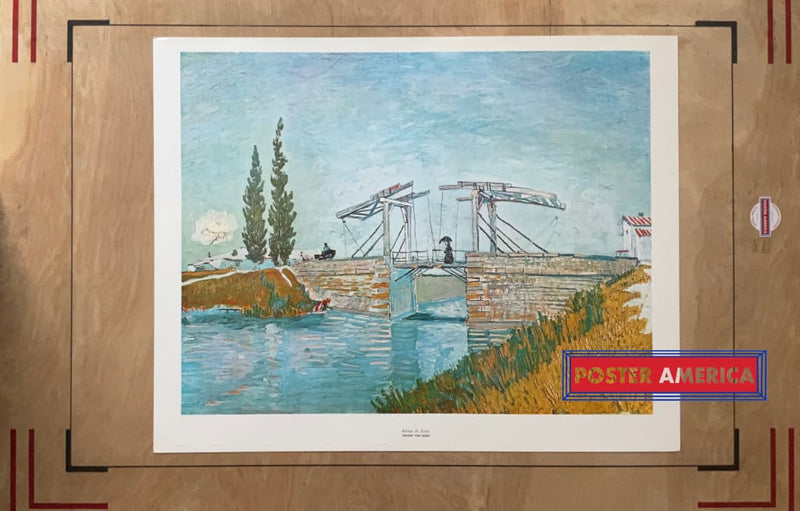 Load image into Gallery viewer, Vincent Van Gogh Bridge At Arles Fine Art Print 22.5 X 28.
