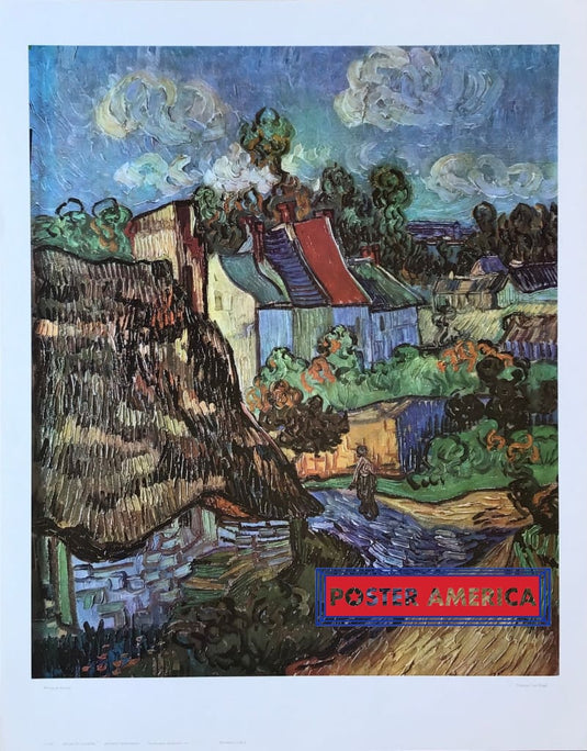 Vincent Van Gogh House At Auvers Art Print 22 X 28 Posters Prints & Visual Artwork
