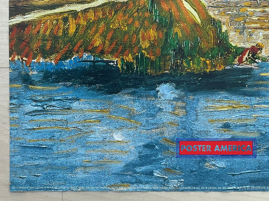 Vincent Van Gogh Le Pont De Langlois Arles Vintage Swedish Import Art Poster 24 X 36