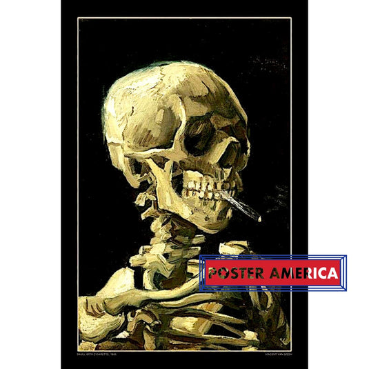 Vincent Van Gogh Skull Poster 24 X 36