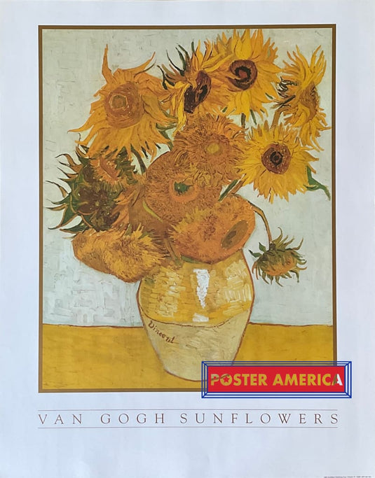 Xxx - Vincent Van Gogh Sunflowers Vintage Art Print 22 X 28 Posters Prints & Visual Artwork