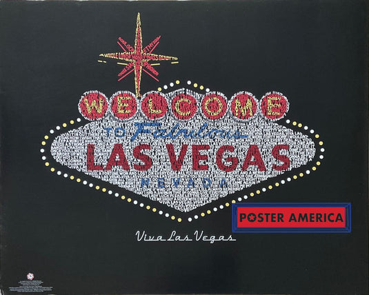 Viva Las Vegas Pop Art Poster 24 X 30