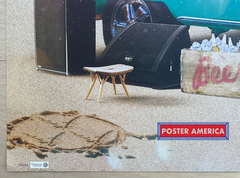 Load image into Gallery viewer, Vw Bus Day At The Beach Uk Import Novelty Poster 24 X 36
