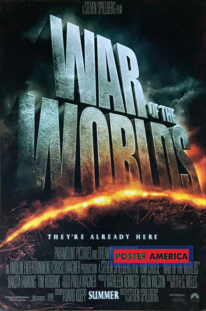 Load image into Gallery viewer, War Of The Worlds Double Sided One Sheet Advance 2004 Poster 24 X 36 One Sheet
