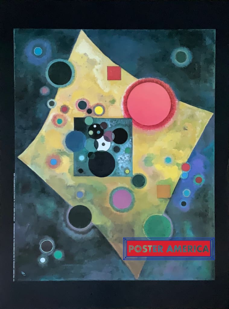 Load image into Gallery viewer, Wassily Kandinsky Accent En Rose 1926 Vintage 1993 Fine Art Print 23.5 X 31.5 Poster
