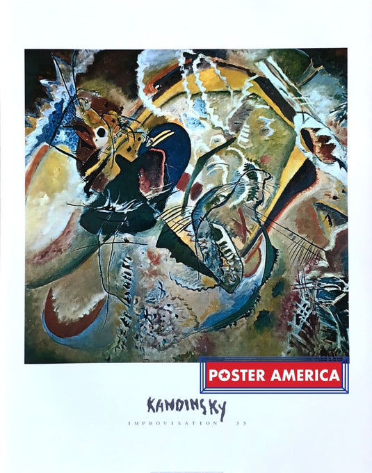 Wassily Kandinsky Improvisation 35 Art Print 22 X 28 Posters Prints & Visual Artwork