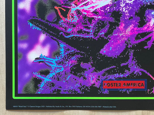 Weed Fairy Novelty Black Light Poster 24 X 36