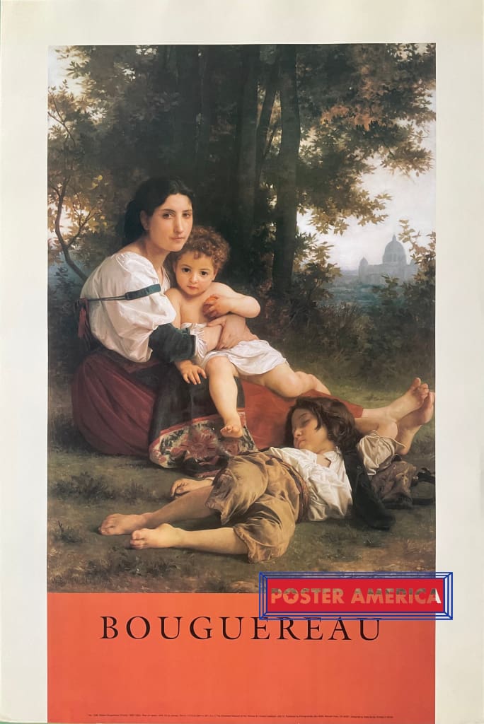Load image into Gallery viewer, William Bouguereau Rest Art Poster 24 X 36
