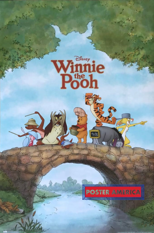 Winnie The Pooh Collection Of Characters Poster 24 X 36 Posters Prints & Visual Artwork