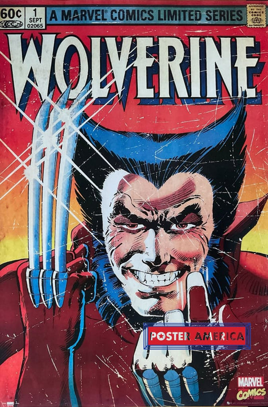 Wolverine Marvel Comics Poster 24 X 36