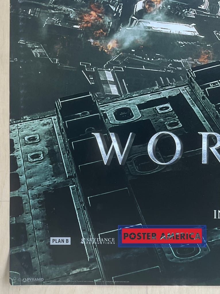 Load image into Gallery viewer, World War Z Brad Pitt Uk Import Movie Promo Poster 24 X 36
