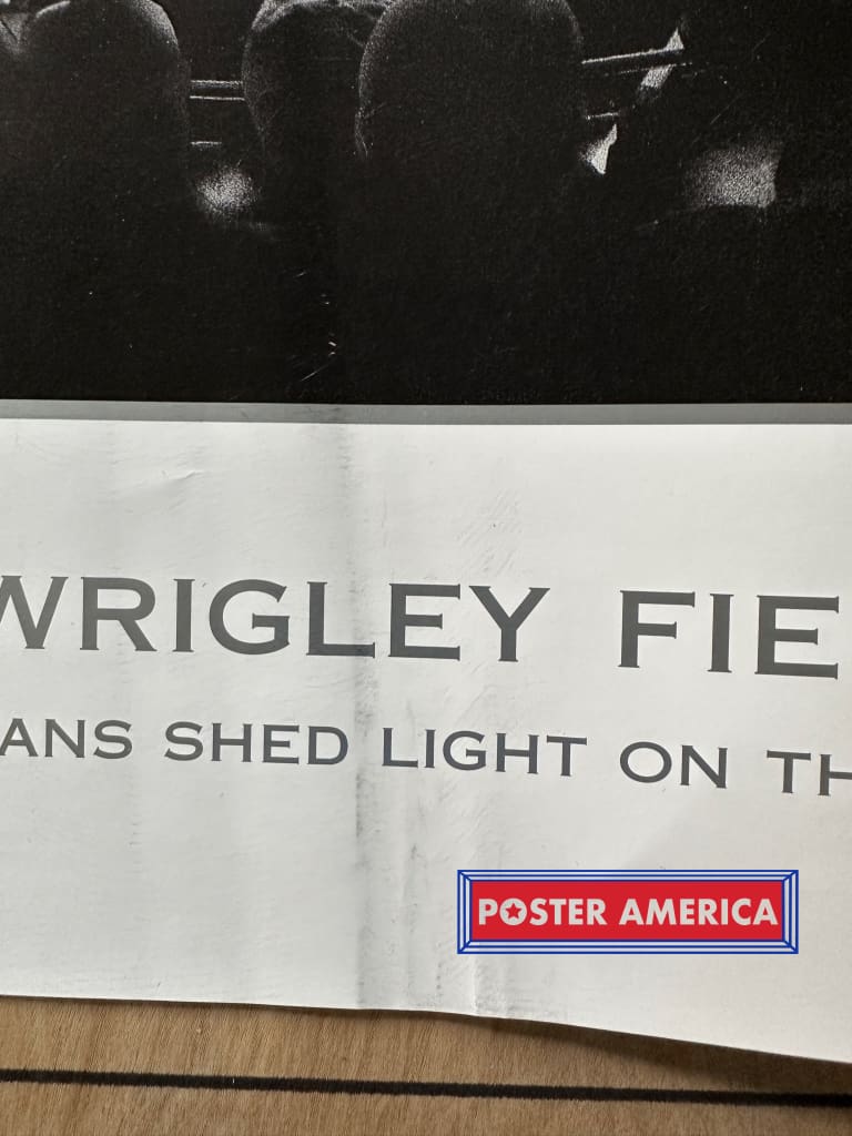 Load image into Gallery viewer, Wrigley Field Chicago Fans Shed Light On The Game Vintage Art Print 24 X 35 Posters Prints &amp; Visual
